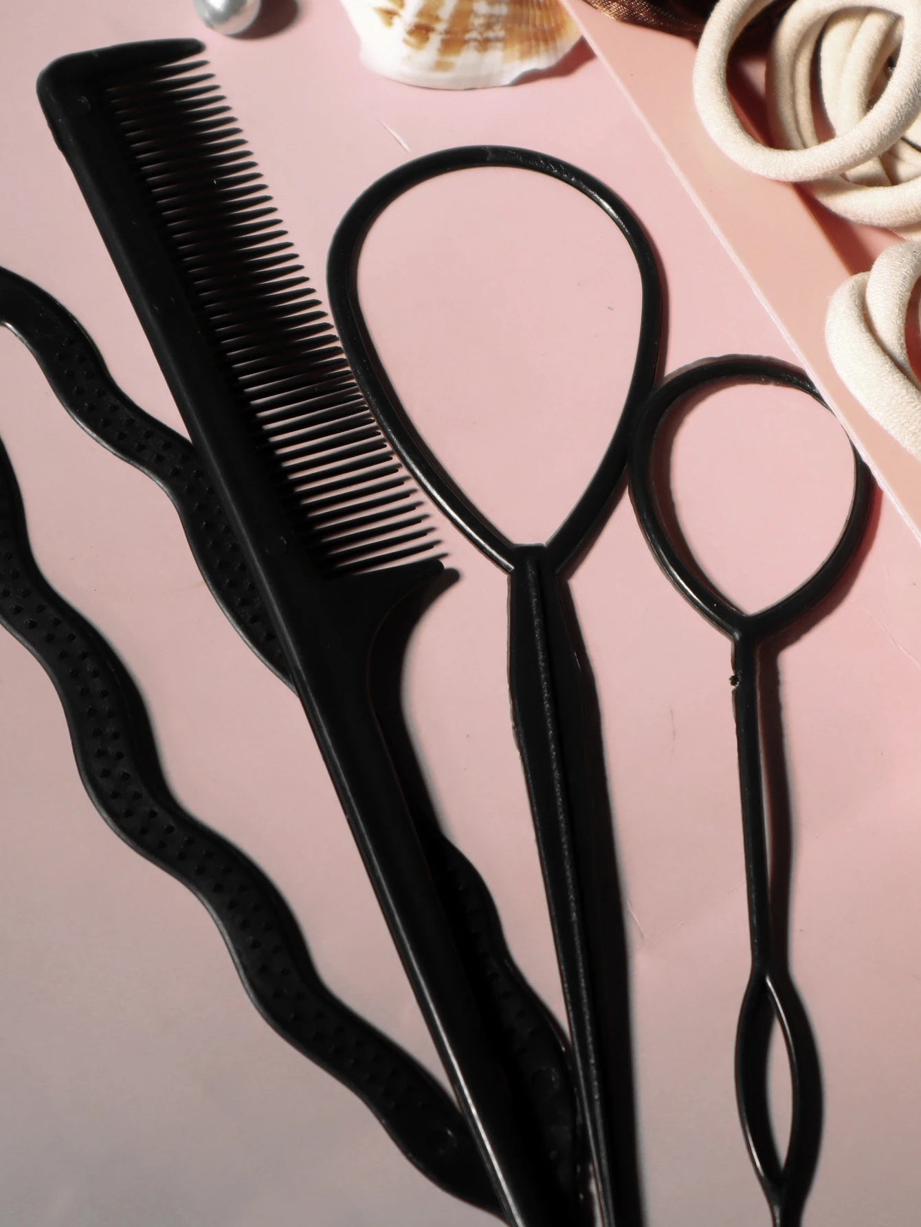 Hair Accessories for Woman Set Seamless Fashionable Brown Ponytail Holders Variety Hair Scrunchies HairBands Scrunchy Hair Ties