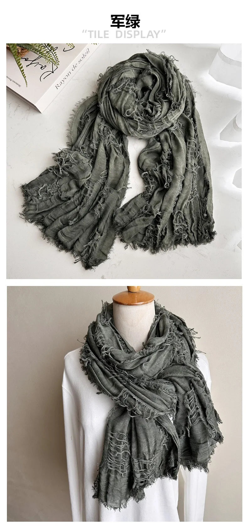 Retro Apocalyptic Scarves Capes Unisex Steampunk Hip Hop Cotton Linen Scarf Ruins Style Tactical Shawl Neck Warmer Outdoor