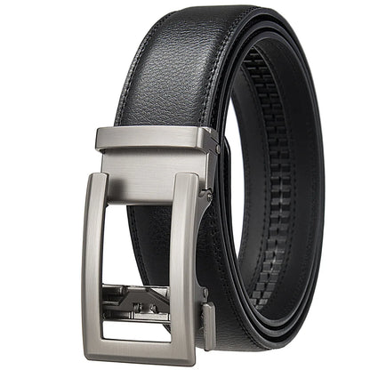 Business Belts for Men Genuine Leather Automatic Men Belt Luxury Waist Strap Designer Belts Male High Quality Fashion Formal