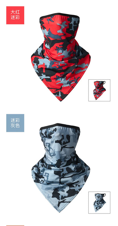 Camping Hiking Scarves Cycling Sports Mask Bandana Outdoor Headscarves Motorcycle Riding Headwear Men Women Neck Tube Scarf