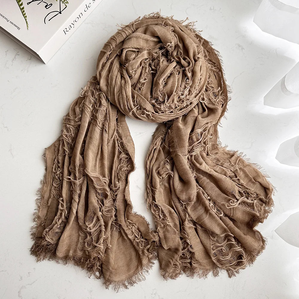 Retro Apocalyptic Scarves Capes Unisex Steampunk Hip Hop Cotton Linen Scarf Ruins Style Tactical Shawl Neck Warmer Outdoor