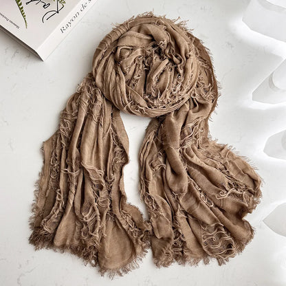 Retro Apocalyptic Scarves Capes Unisex Steampunk Hip Hop Cotton Linen Scarf Ruins Style Tactical Shawl Neck Warmer Outdoor