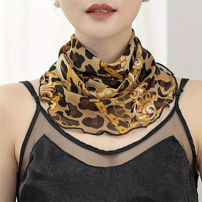Hiking For Women Face Scarves Fishing Neck Scarf For Men Triangular Scarf Face Cover Sunscreen Veil Ice Silk Mask 2024