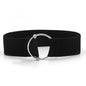 Belts for Women Simple Waist Elastic Ladies Band Round Buckle Decoration Coat Sweater Fashion Dress Waistband