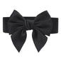 Women Stretch Waist Belt Straps Elegant Wide Side Waistband Large Bow Elastic Belts For Girls Dress Coat Cummerbunds Corset