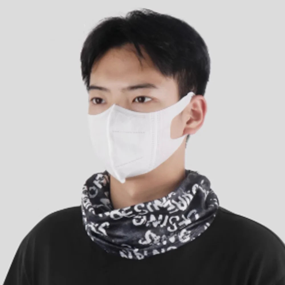 Scarves English Graffiti Sunscreen Face Mask UV Protection Shading Riding Mask Personal Breathable Ice Silk Face Towel Summer