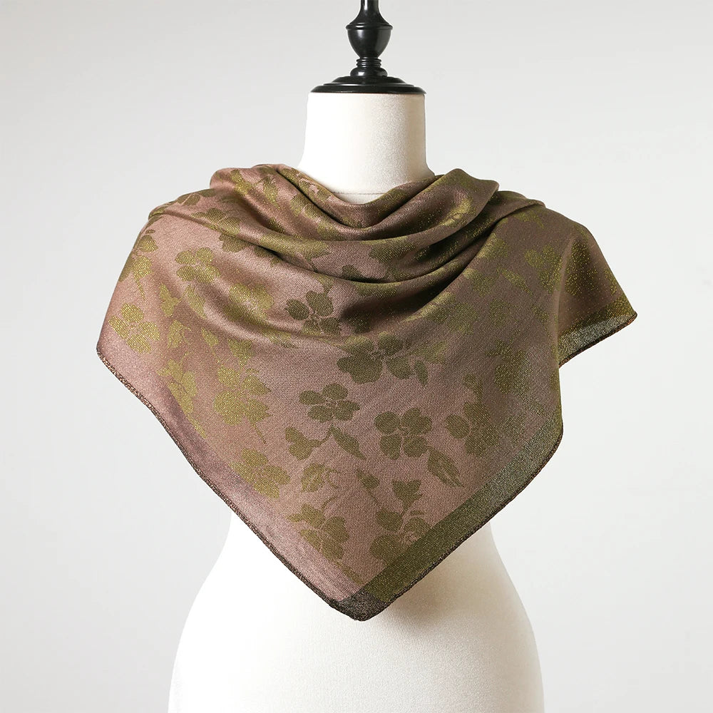 Head Scarf Women Luxury Brand Square 100*100cm Silk Foulard Satin Bandana Cheveux Soft Neckerchief Hijab Hair Scarves For Ladie