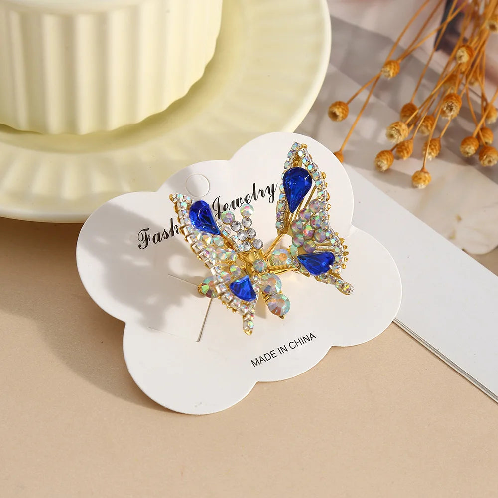 High-Appearance Hair Accessories - Fairy and Stylish Hair Ornaments, Moving Butterfly Hair Clips, New-Style Side Hairpins for Li