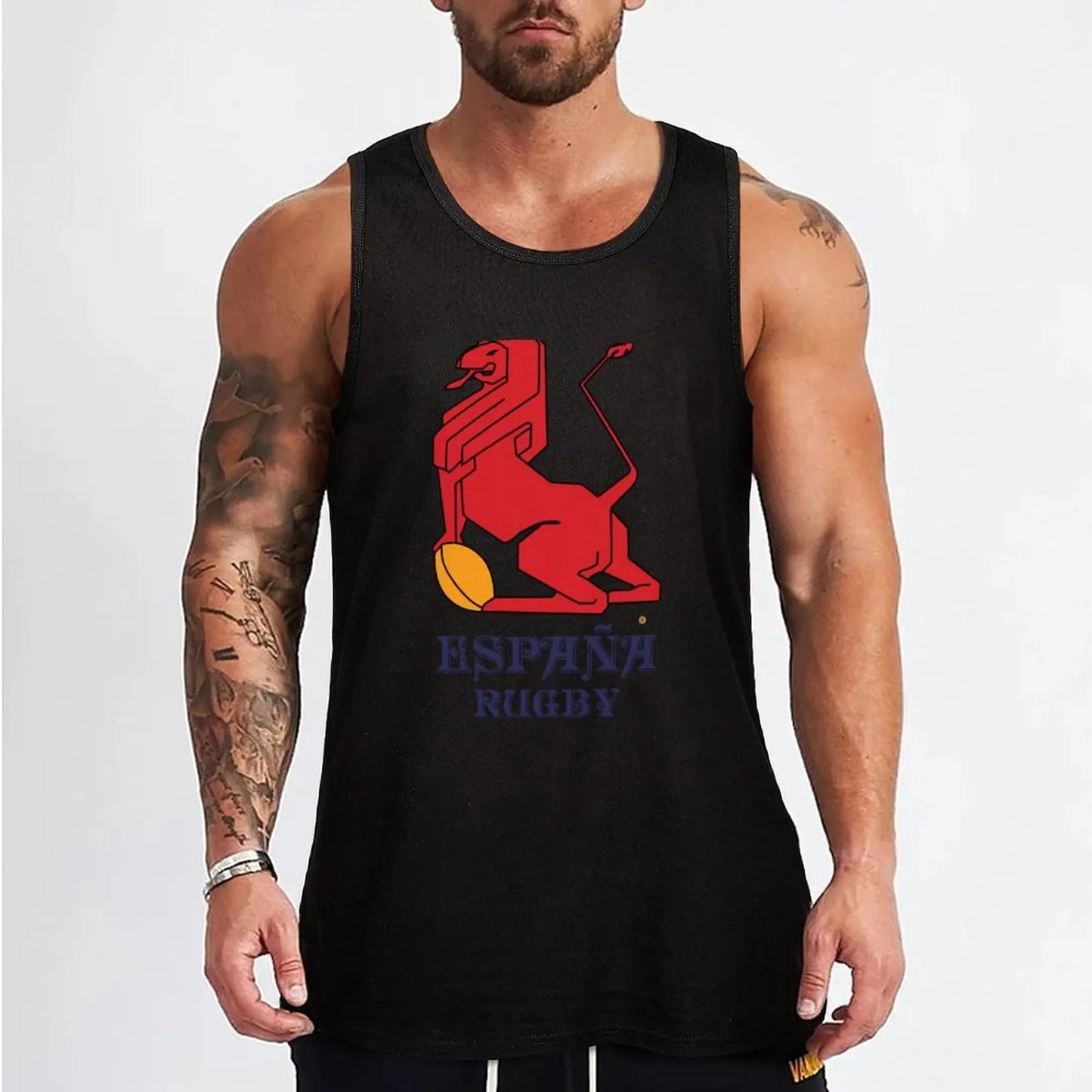 New Spain Rugby Tank Top men clothings t-shirt for men Sleeveless men