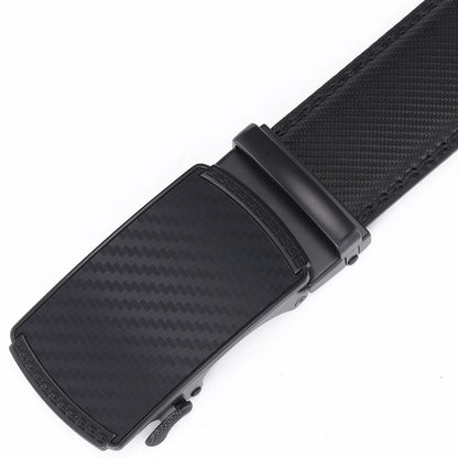 Men Leather Belt Alloy Automatic Buckle Male Belt Man Fashion Belts Genuine Leather Luxury Belts for Men Business Designer Blue