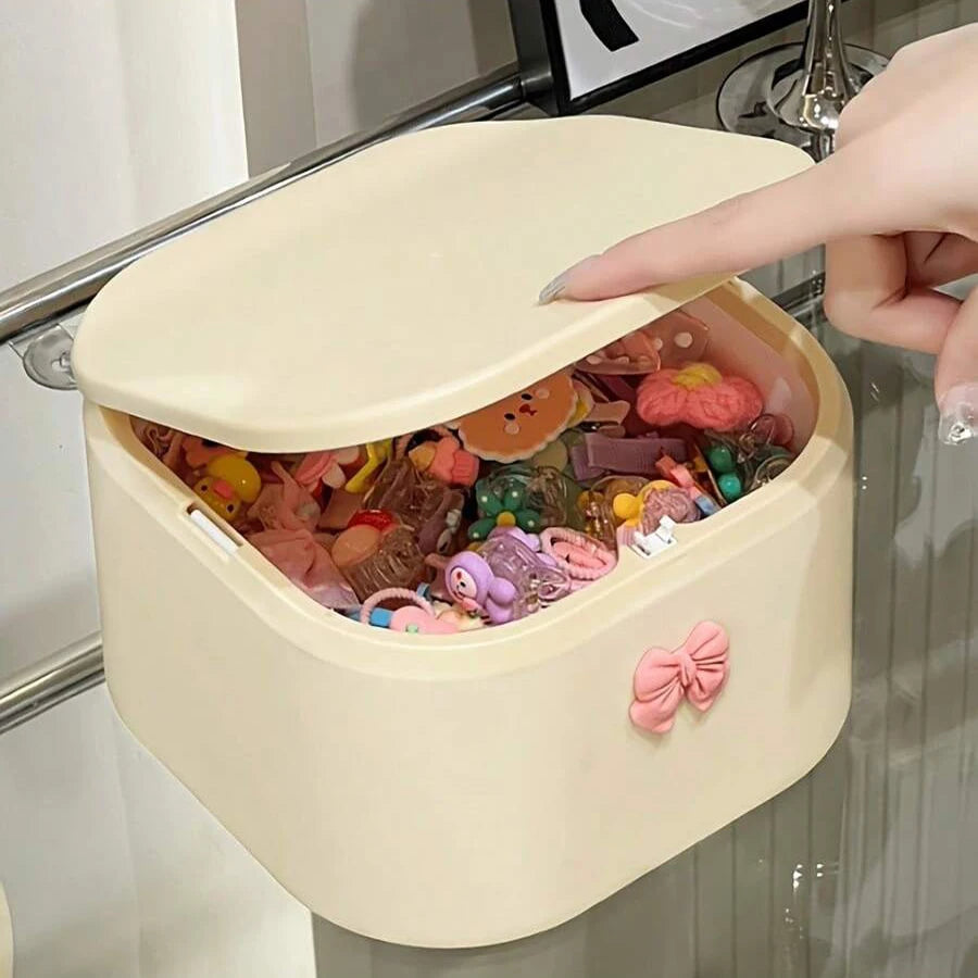 Hair Accessories Organizer, Hair Tie Organizer for Headband, Bows, Swab Organization, Storage Box  Hair Clip Holder Storage