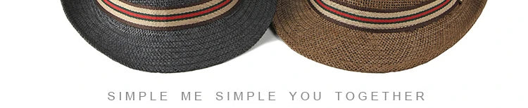 Women Beach Hats in Spring Summer British European and American Jazz Hats Men Fedoras Straw Hats Outdoor Travel Bucket Sun Hats