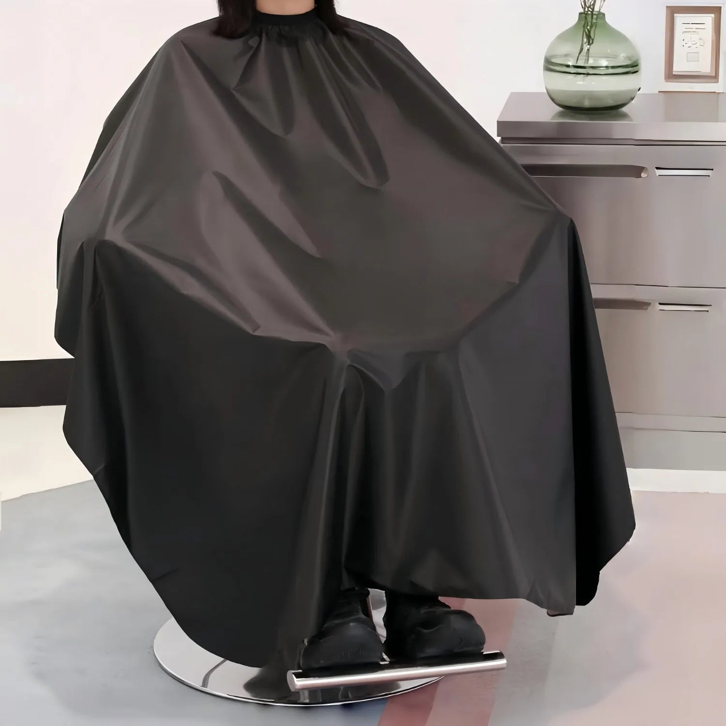 Black Salon Barber Cape for Men Women Hair Cutting Cape Hairdressing Cape Hair Cut Apron Hair Shampoo Dye  Tools Accessories