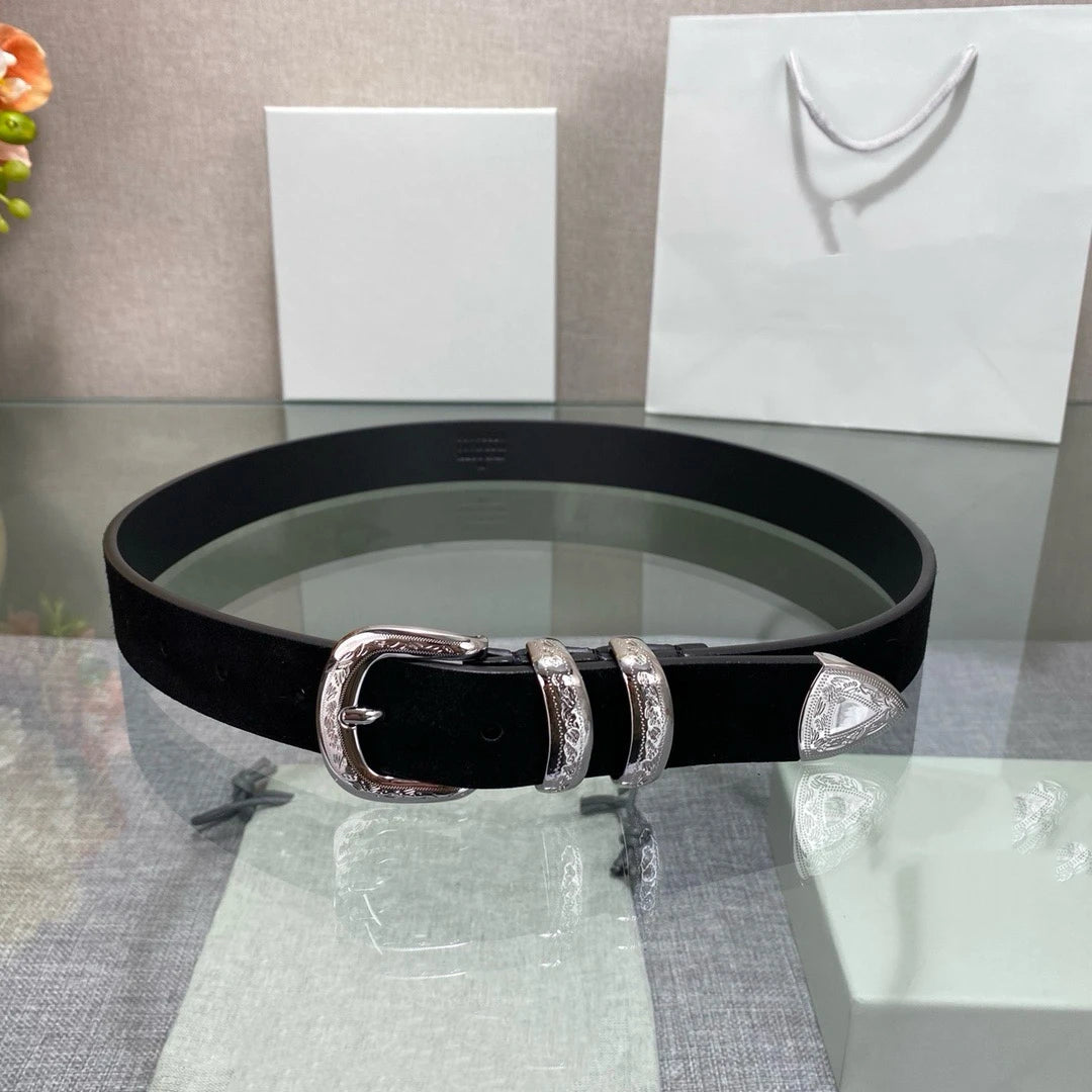 New Luxury Brand Belts for Men Smooth Metal Buckle Male Strap Genuine Waistband Men's Belt Designer High Quality Belt Men BC
