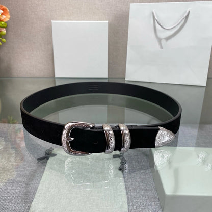 New Luxury Brand Belts for Men Smooth Metal Buckle Male Strap Genuine Waistband Men's Belt Designer High Quality Belt Men BC