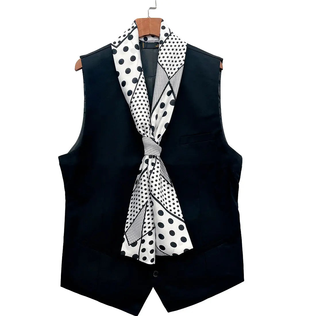 Men's Long Small Silk Scarves with Suits Spring Autumn New Fashionable Versatile Decorative Korean Version Thin  Narrow Scarves