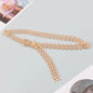 Belts for Women Luxury Fashion Cool Gold Silver Waist Chain New Trend Belt Decoration Suit Jeans Skirt Girdle Banquet Punk