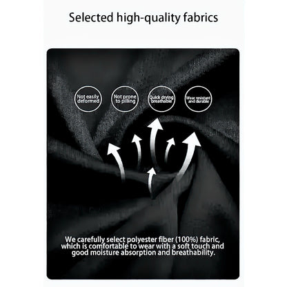 The 2025 summer new men's T-shirt is a casual, simple, sporty, fashionable, soft and comfortable polyester men's wear