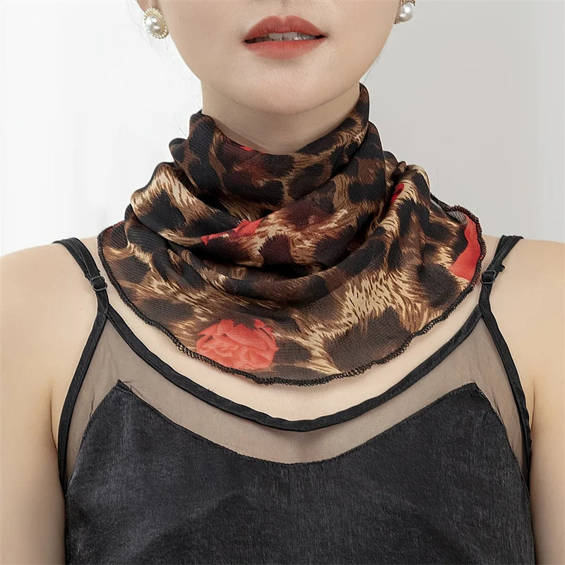 Hiking For Women Face Scarves Fishing Neck Scarf For Men Triangular Scarf Face Cover Sunscreen Veil Ice Silk Mask 2024