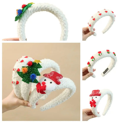 Hair Accessories Christmas Headband Xmas Merry Chritmas Santa Claus Hair Hoop Hairband Headpiece Antler Hair Hoop Children
