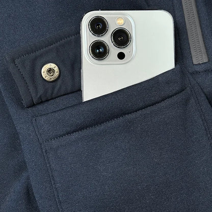 Honda Motorcycle Hoodie for Men Fashionable Men's Sweatshirt with Honda Logo Hooded Zip Top and Pockets