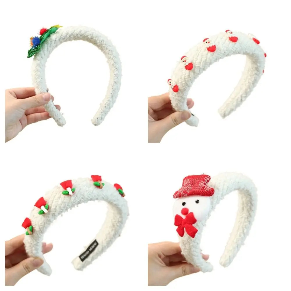 Hair Accessories Christmas Headband Xmas Merry Chritmas Santa Claus Hair Hoop Hairband Headpiece Antler Hair Hoop Children