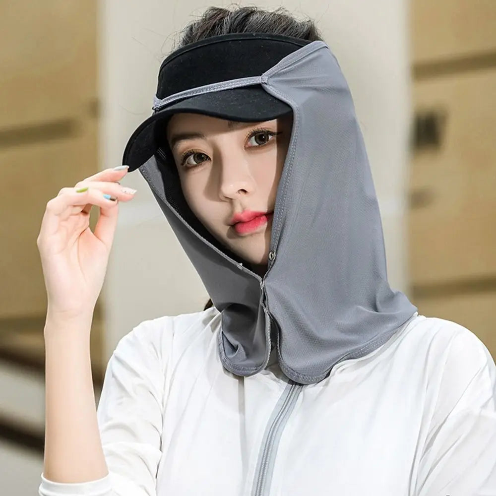 Face Scarves For Men Summer UV Protection For Women Neck Protection Sunscreen Mask Anti-uv Face Cover Face Scarf Sunscreen Veil