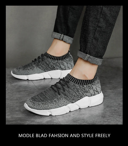 Sneakers For Men Casual Shoes Mesh Lightweight Men Shoes Tenis Masculino Luxury Loafers Walking Shoes Men