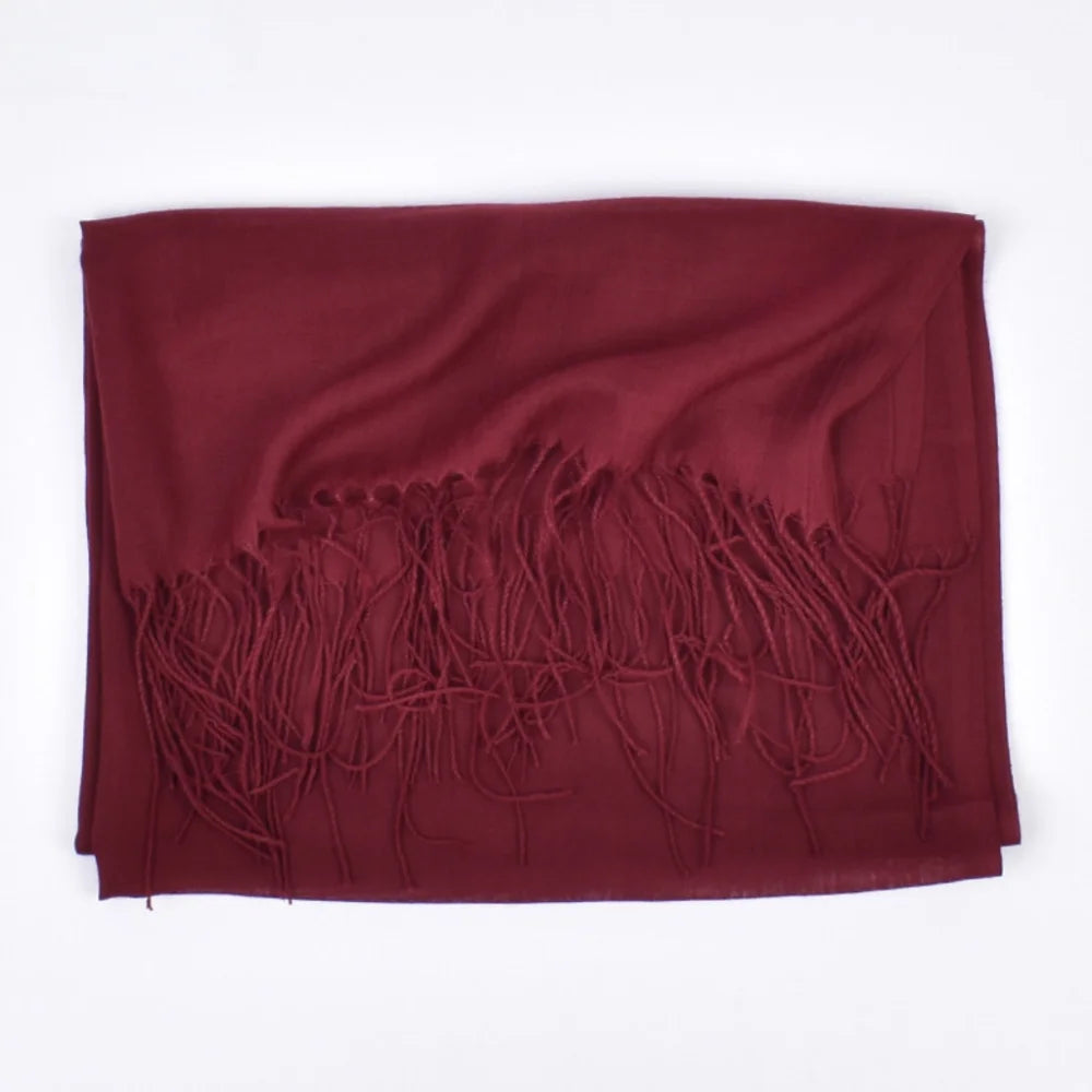 70X180 CM Solid Cotton Scarves Women Neckerchief Tie Hair Scarf Hijab Headscarves Ladies Shawl Wraps Hair Bandana Headwraps