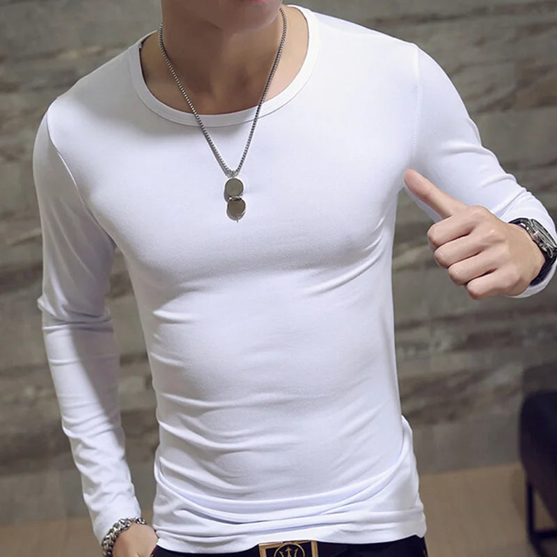 2024 New Tennis T Shirts Men Long Sleeve T-Shirt Sportswear Fitness T Shirts For Men Slim Fit T Shirts Designer Solid Tees Tops