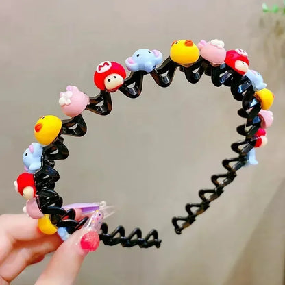 Hair Accessories for Girls Ties Headbands Band Bandeaux Scrunchie Bandana Fashion Haarband Korean Tiara Cheveux Fille Kids Cute