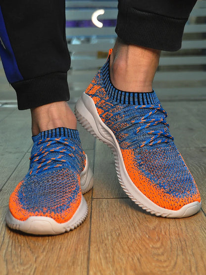 Sneakers For Men Casual Shoes Mesh Lightweight Men Shoes Tenis Masculino Luxury Loafers Walking Shoes Men