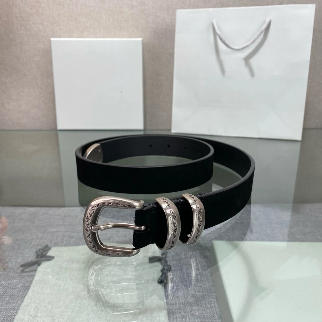 New Luxury Brand Belts for Men Smooth Metal Buckle Male Strap Genuine Waistband Men's Belt Designer High Quality Belt Men BC