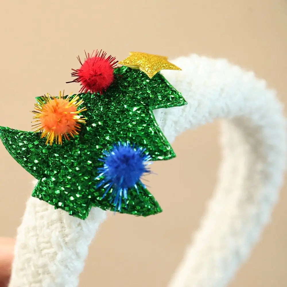 Hair Accessories Christmas Headband Xmas Merry Chritmas Santa Claus Hair Hoop Hairband Headpiece Antler Hair Hoop Children