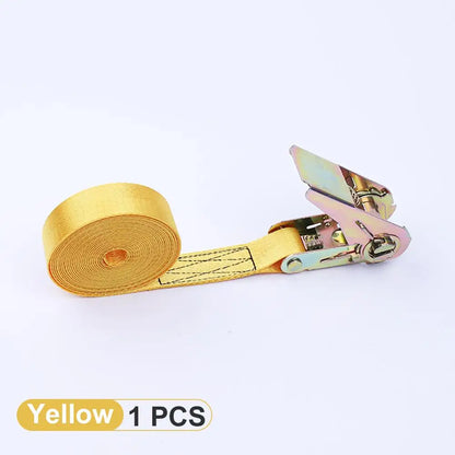 2M Strong Buckle Tie Down Belt cargo straps for Car motorcycle bike With Metal Buckle Tow for Luggage Bag Rope Ratchet Belt