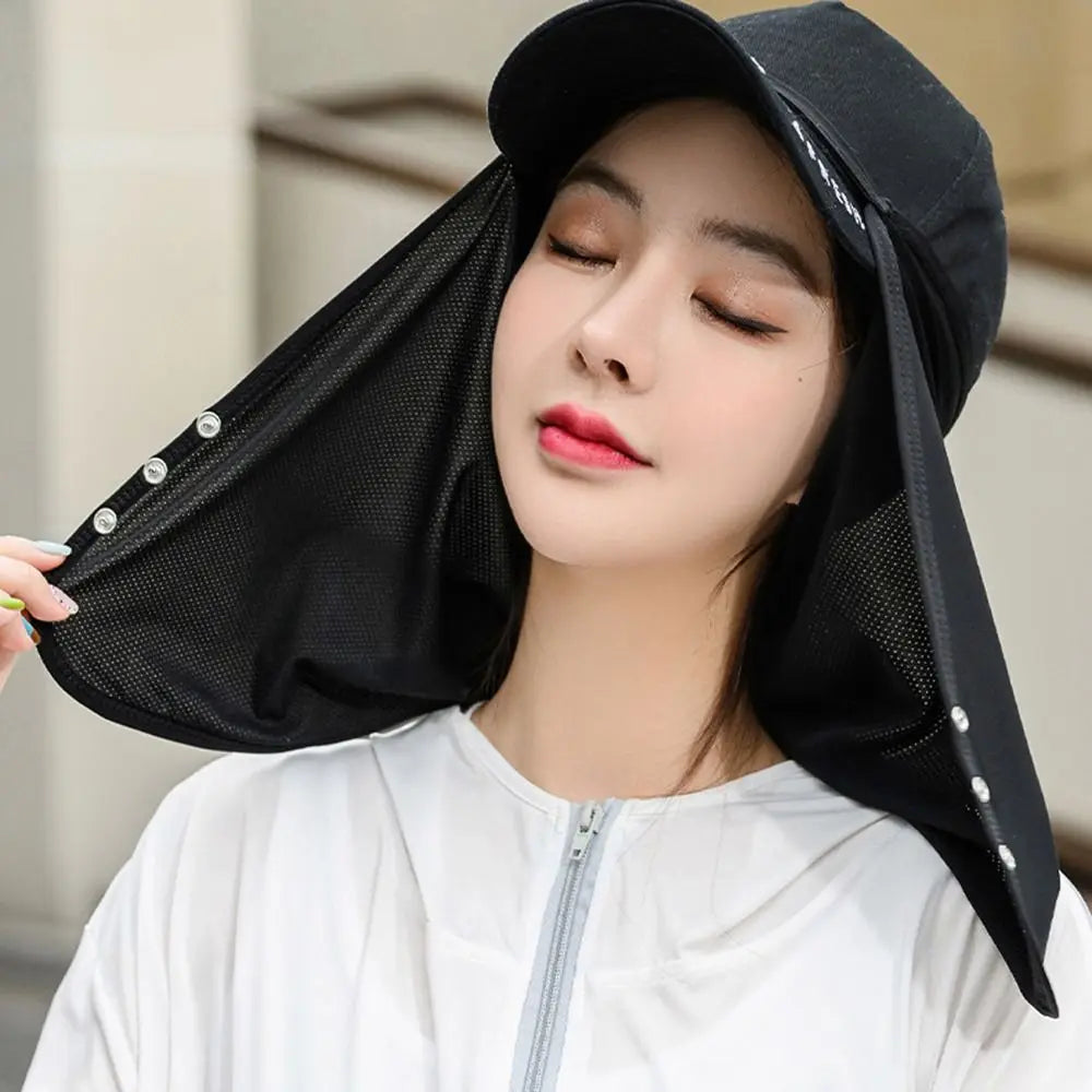 Face Scarves For Women Cap Mask For Men UV Protection Summer Anti-uv Face Cover Face Scarf Sunscreen Mask Sunscreen Veil