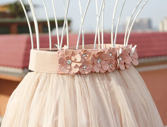 Belt For Women Lady 2023 Fashion Flower Elastic Stretch Waist Belt Wide Elasticated Waistbands Girls Dress Accessories