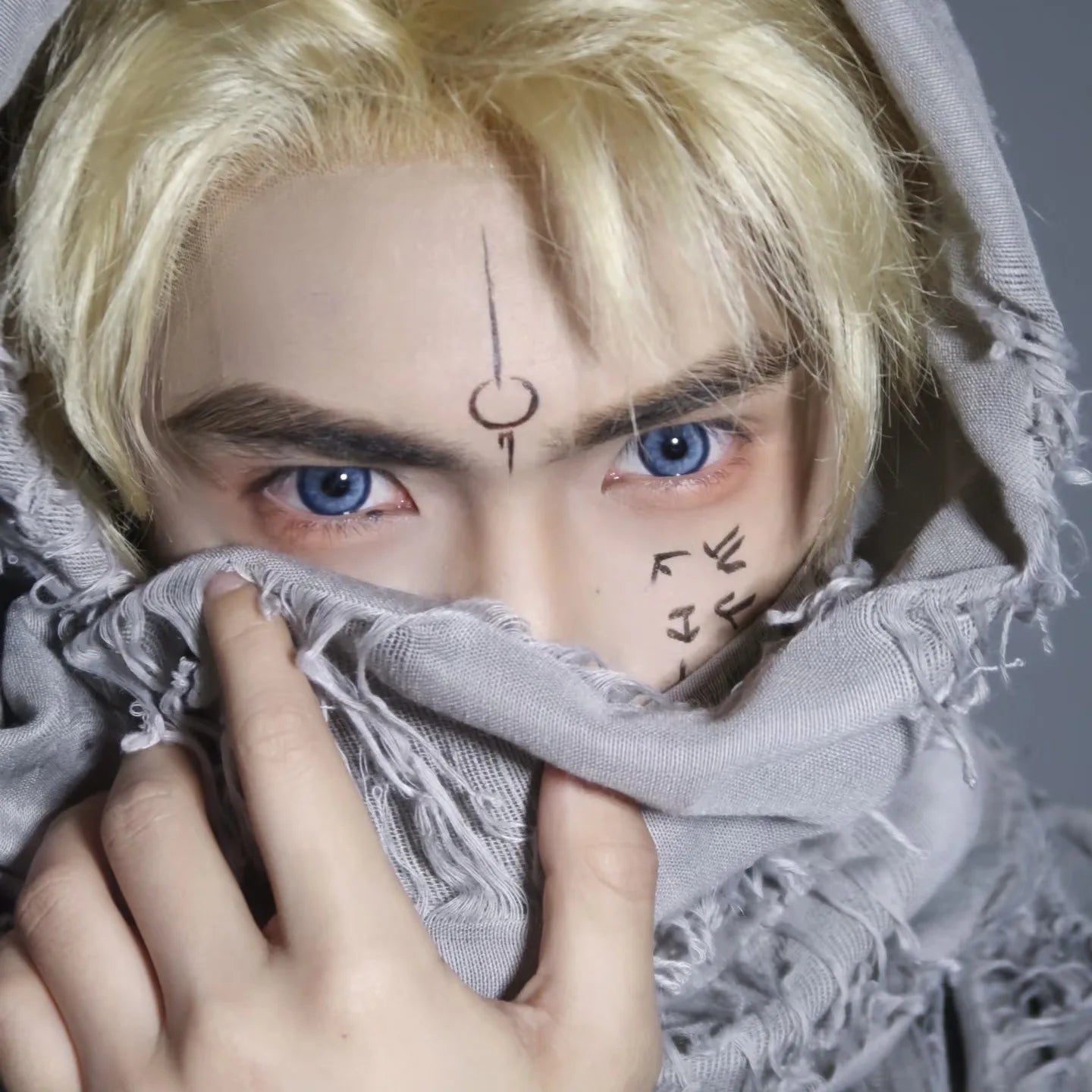 Retro Apocalyptic Scarves Capes Unisex Steampunk Hip Hop Cotton Linen Scarf Ruins Style Tactical Shawl Neck Warmer Outdoor