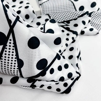 Men's Long Small Silk Scarves with Suits Spring Autumn New Fashionable Versatile Decorative Korean Version Thin  Narrow Scarves