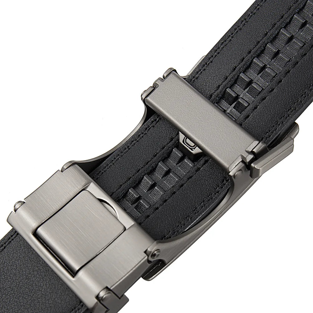 Business Belts for Men Genuine Leather Automatic Men Belt Luxury Waist Strap Designer Belts Male High Quality Fashion Formal