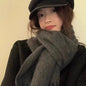 Scarf For Women Winter High-End New Autumn And Winter Korean Version Warm And Thickened Versatile Neck Protection