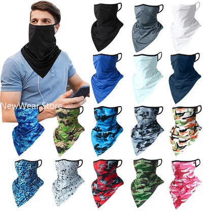Camping Hiking Scarves Cycling Sports Mask Bandana Outdoor Headscarves Motorcycle Riding Headwear Men Women Neck Tube Scarf