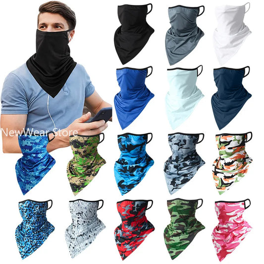 Camping Hiking Scarves Cycling Sports Mask Bandana Outdoor Headscarves Motorcycle Riding Headwear Men Women Neck Tube Scarf