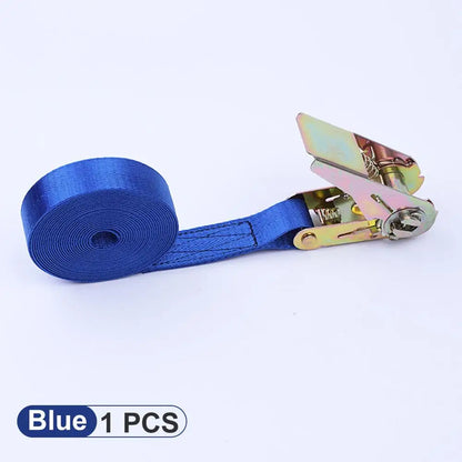 2M Strong Buckle Tie Down Belt cargo straps for Car motorcycle bike With Metal Buckle Tow for Luggage Bag Rope Ratchet Belt