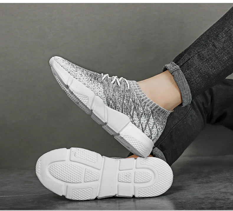 Sneakers For Men Casual Shoes Mesh Lightweight Men Shoes Tenis Masculino Luxury Loafers Walking Shoes Men