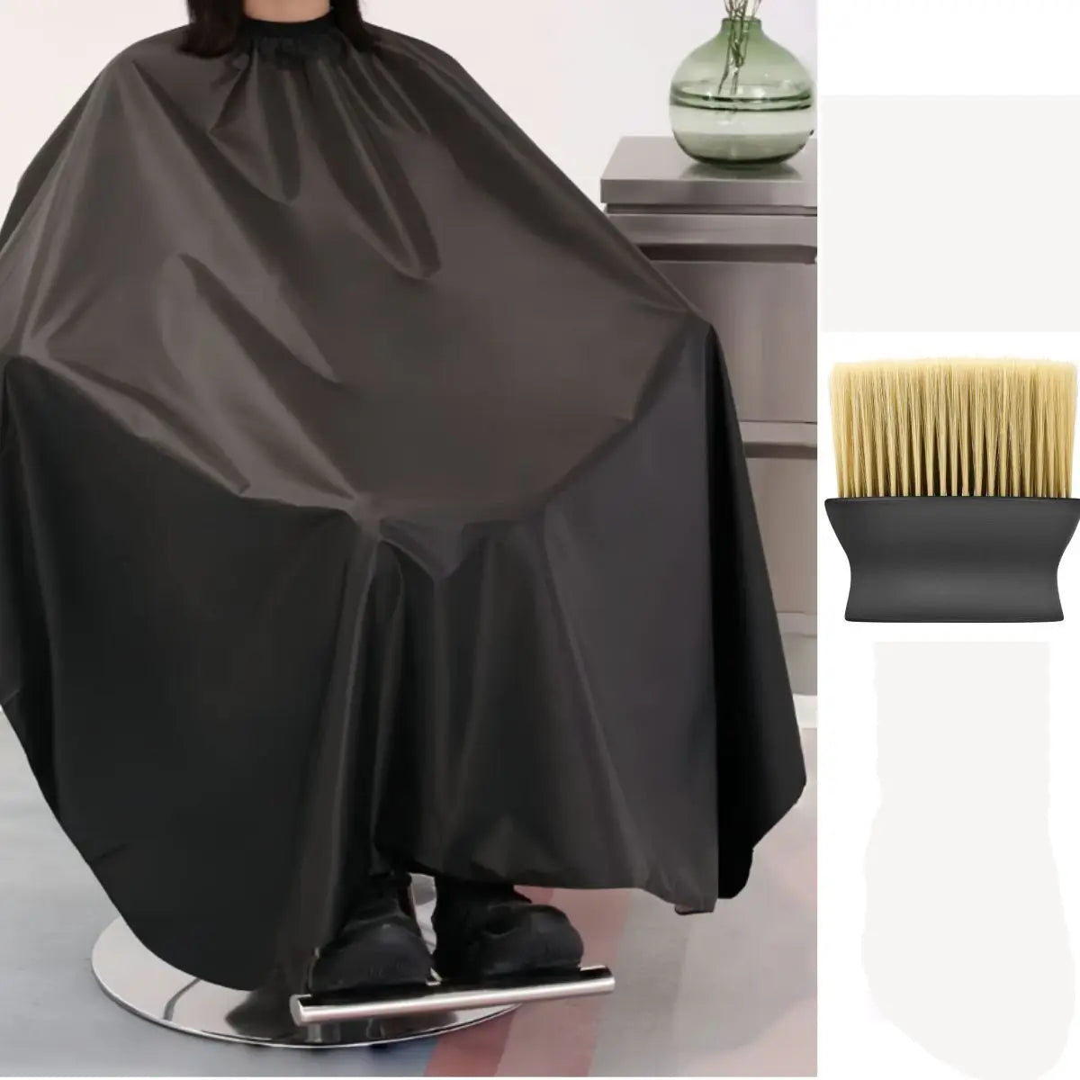 Black Salon Barber Cape for Men Women Hair Cutting Cape Hairdressing Cape Hair Cut Apron Hair Shampoo Dye  Tools Accessories