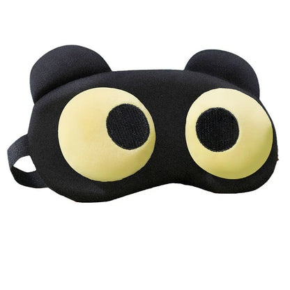 Cute Eye Mask Sleep Soothing Eye Fatigue Warm Compress Wear Comfortable Children And Students Eye Masks