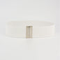 High Quality Belts for Women Black Waist Elastic Ladies Band Round Buckle Decoration Coat Sweater Fashion Dress Rice White