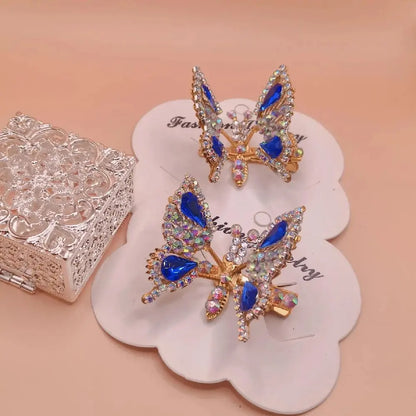 High-Appearance Hair Accessories - Fairy and Stylish Hair Ornaments, Moving Butterfly Hair Clips, New-Style Side Hairpins for Li