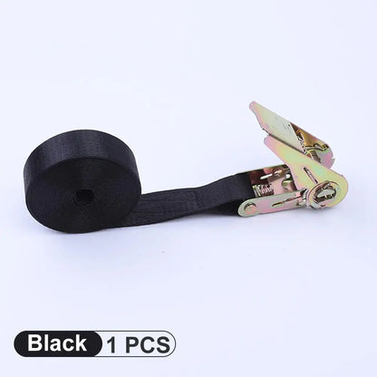 2M Strong Buckle Tie Down Belt cargo straps for Car motorcycle bike With Metal Buckle Tow for Luggage Bag Rope Ratchet Belt